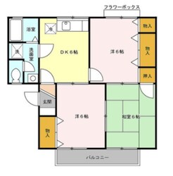 ニュー篠原ハイツの物件間取画像